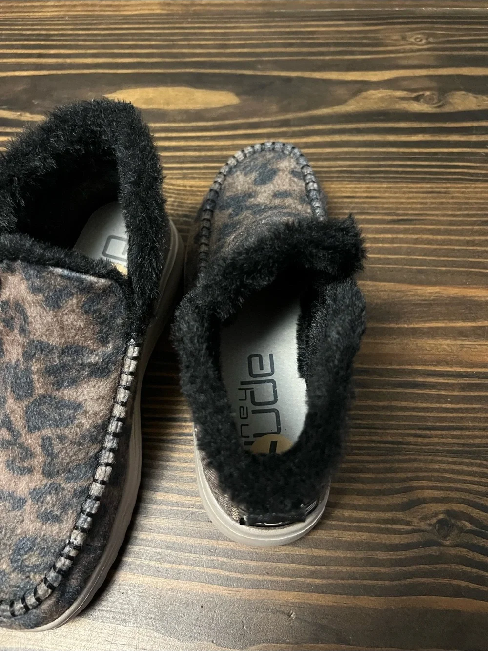 Hey Dude Boot- Size 7 Leopard Print NWT